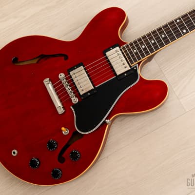 1981 Greco Super Real SA1200 Vintage Long Guard Lacquer 335 w/ Dry Z PAFs &  Case, Japan | Reverb