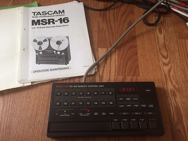 Tascam MSR-16 Analog reel to reel tape recorder 16 track