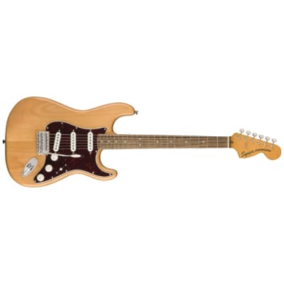 Squier Classic Vibe '70s Stratocaster® Electric Guitar, Indian Laurel Fingerboard, Natural, 0374020521