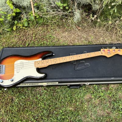 1983 Fender Elite Precision Bass I - Maple Fretboard - Brown Tobacco Sunburst OHSC image 20