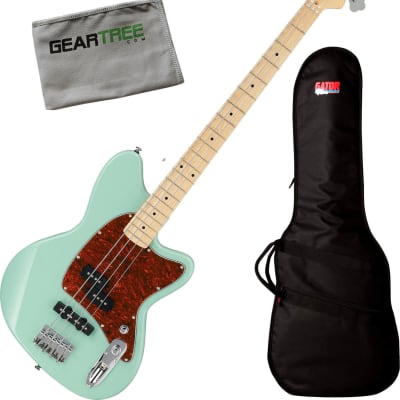 Ibanez TMB100M 4-String Bass Guitar, Mint Green w/ Bag and Cloth image 2