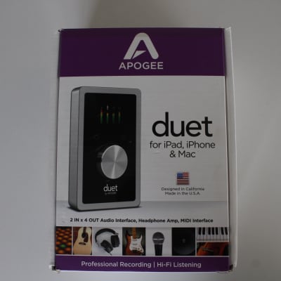 Apogee Duet for iPad, iPhone, & Mac USB Audio Interface w/ Breakout Box image 9