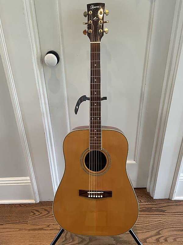 2001 Ibanez Artwood AW-100 with TKL case | Reverb