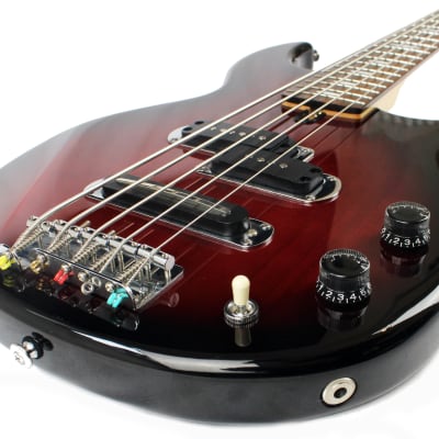 Yamaha BB415 5 String Bass Guitar in Wine Red | Reverb Canada