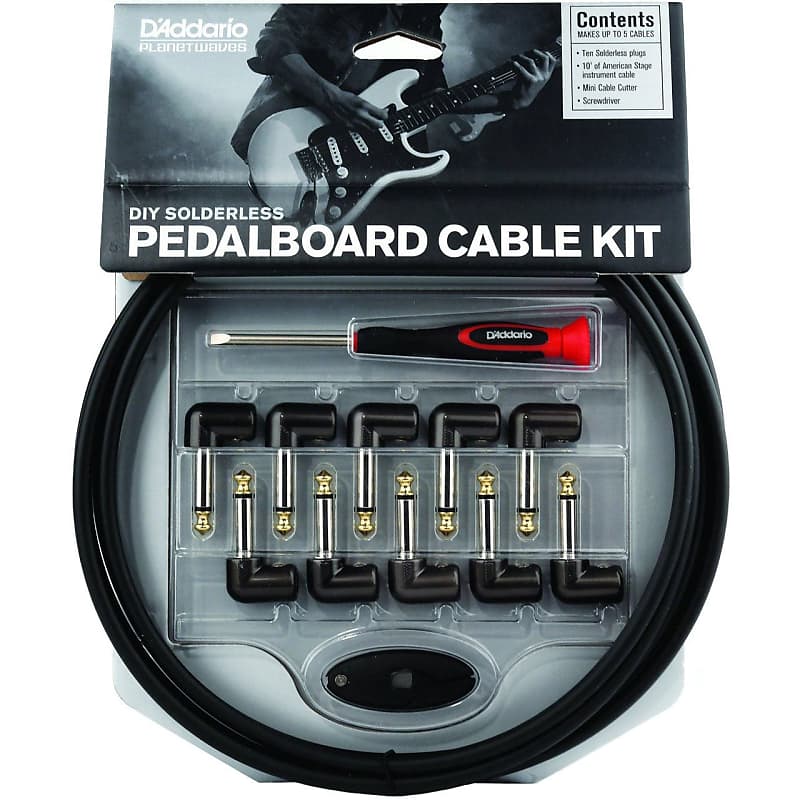 Planet Waves PW-GPKIT-10 Cable Station Pedalboard Cable Kit image 1