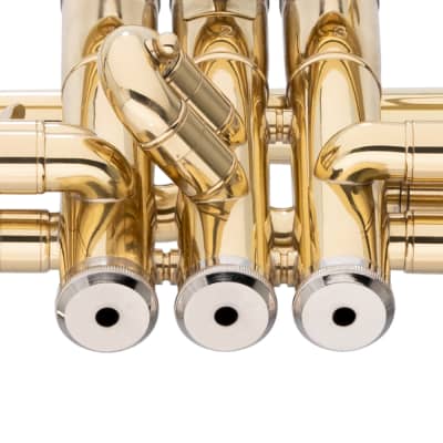 Stagg Bb Student Brass Trumpet w/ Case image 4