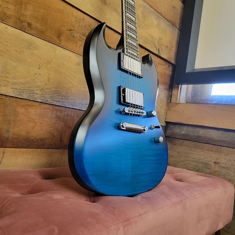 Epiphone Prophecy SG 2023 - Blue Tiger Aged Gloss