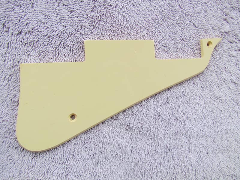 Gibson Style Les Paul Pickguard Thick Single Ply Cream Colored Pickguard Fits Les Paul image 1