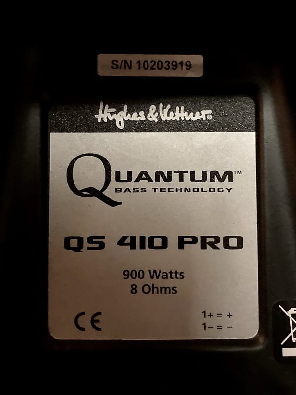 Hughes & Kettner Quantum QT-600 Bass Amp with QS-410 Pro Cab | Reverb