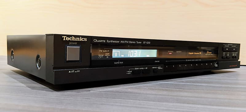 Technics ST-G50 1987/AM-FM Tuner / Dark Brown (Technics | Reverb