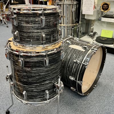 Ludwig Classic Maple Fab 3 Piece Shell Pack, Vintage Black Oyster - FREE SHIPPING! image 2