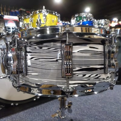 Ludwig Classic Maple Custom 2020 White Strata 5 X 14 Snare Drum NEW / Authorized Dealer / Free Ship! image 3