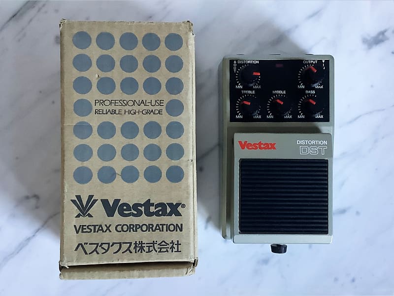 Vestax DST Distortion Rare Vintage Guitar Effect Pedal MIJ Japan image 1