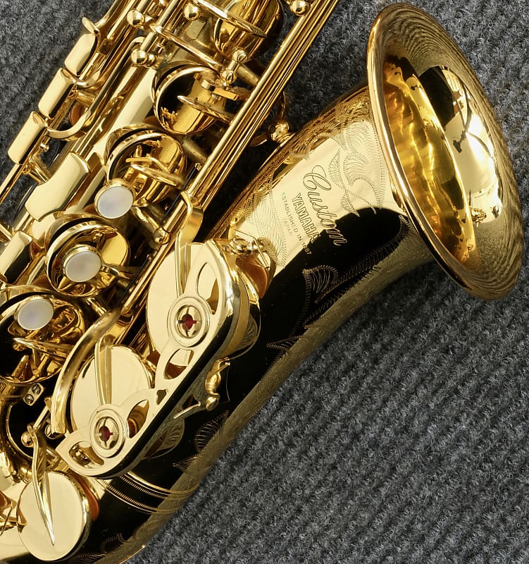 Yamaha YAS-875 Custom  Alto Saxophone w M1 Neck...Beauty image 1