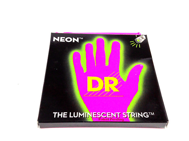 DR NPE-11 Hi-Def Coated Neon Guitar Strings - Heavy (11-50) image 1