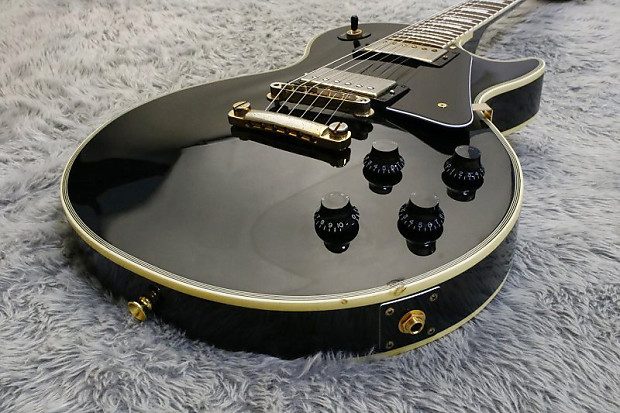 2000 made Epiphone Japan Les Paul CUSTOM LPC-80 Black Duncan