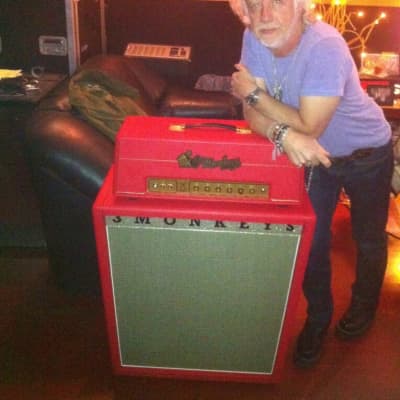 3 Monkeys Brad Whitford's Aerosmith  - 4x12 Cabinet, Red, Authenticated! (BW2 #3) - Red image 4