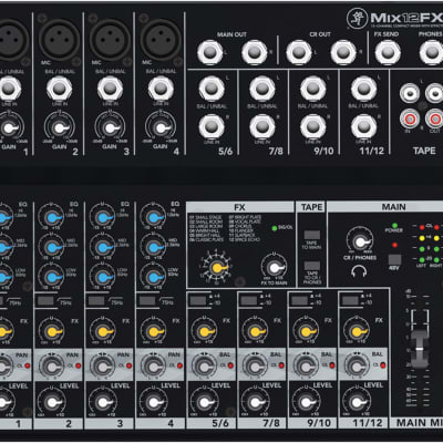 Mackie Mix12FX 12-Channel Compact Mixer w/ FX image 2