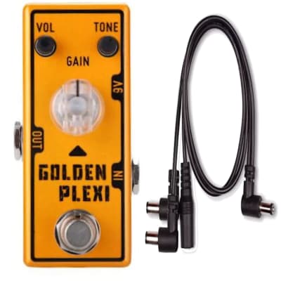 Tone City TC-T7 Golden Plexi Distortion Marshall Style Effect Pedal + Mooer PDC-3L Daisy Chain