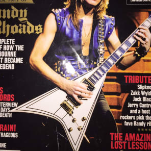 Randy Rhoads Replica Guitar Strap Genuine Leather Reverb