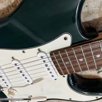 Jay Turser Stratocaster Style Electric Guitar - Green image 7