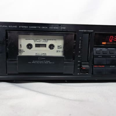 Yamaha KX-630 Natural Sound 3 Head Cassette Deck w/ Dolby B/C HX