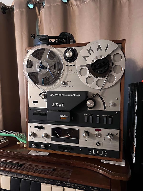 File:Vintage Akai Reel-To-Reel Tape Recorder, Model X360D, Made In
