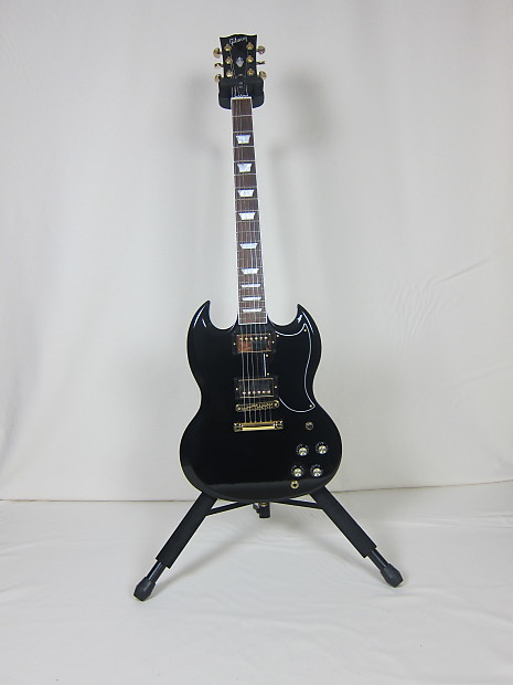 Black and gold gibson shop sg