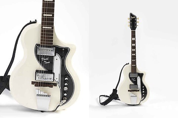 ギター Supro Drive Supro David Bowie 1961 Dual Tone 2019 White | Reverb