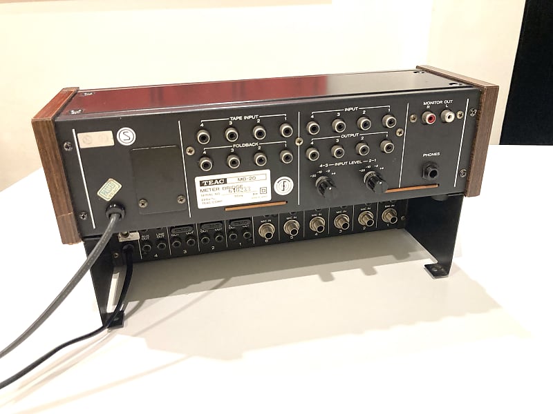 TEAC 2A + MB20 vu-meter Analog 6 inputs Mixer 1978