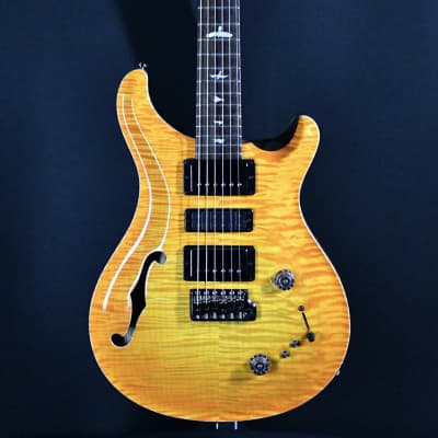 PRS Private Stock Special Semi-Hollow Limited-Edition Electric Guitar Citrus Glow #062 image 2