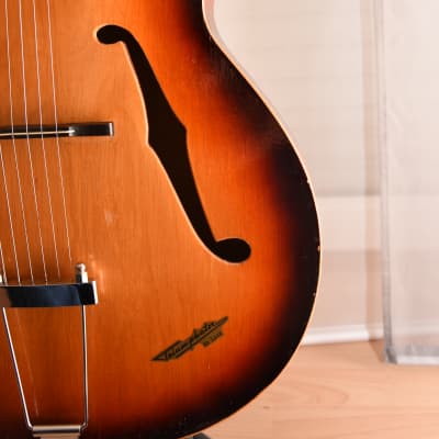 Klira Triumphator – 1960s German Vintage Archtop Jazz Guitar / Gitarre imagen 7