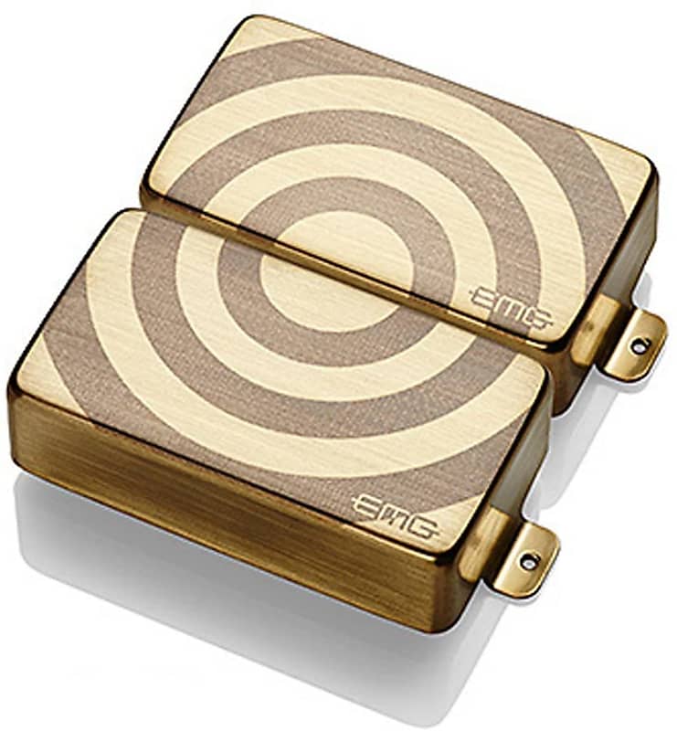 EMG Zakk Wylde Limited Edition Bullseye pickups Brushed Gold | Reverb