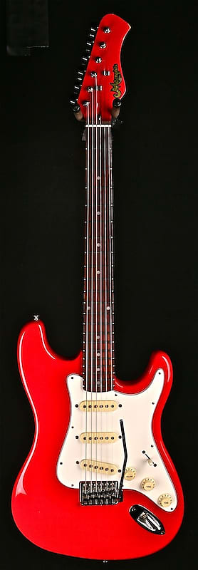 Memphis  c. 1980's Stratocaster  c. 1980's Fiesta Red image 1