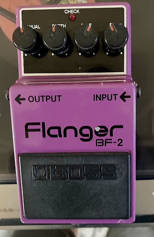 BOSS BF-2 Analog Flanger 1981 Vintage Guitar Pedal Made in