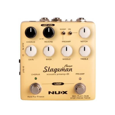 NuX NAP-5 Stageman Floor Deluxe Acoustic Preamp / DI