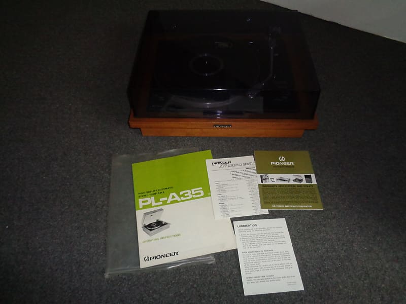 Platine vinyle Pioneer PL-A35 entièrement révisée avec garantie.