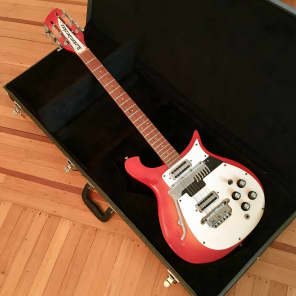 Rickenbacker 456-12 convertible 6/12 string electric guitar original vintage OHSC 1967 Fireglo image 1