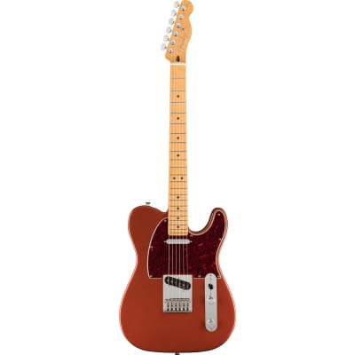 Fender Player Plus Telecaster, Maple Fingerboard - Aged Candy Apple Red for sale