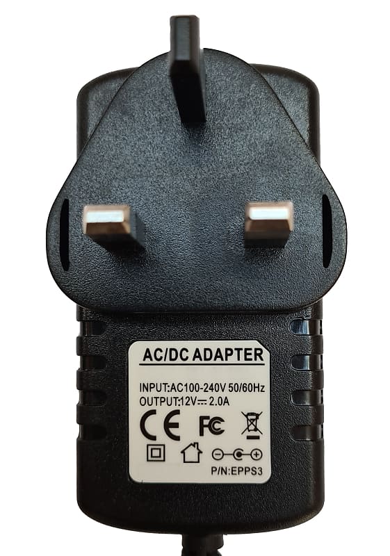 Power Supply Replacement For The Yamaha Psr I500 Portable Keyboard Digital Piano Adapter Uk 12 V 2 A image 1