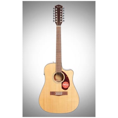 Fender CD-140SCE 12-String Acoustic-Electric Guitar (with Case) image 2