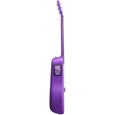 Lava Music ME 4 Carbon Fiber 38” Acoustic Electric Guitar - Purple image 5