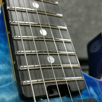 Schecter California Classic Electric Guitar - Ebony Fingerboard, Trans Sky Burst, B-Stock image 9