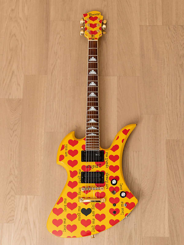 Burny Mockingbird MG-145S HY Hide X Electric Guitar Yellow