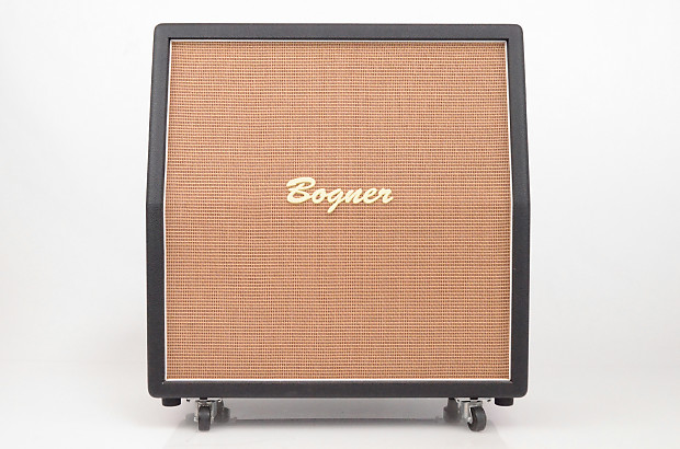Bogner 412SL 16 Ohm Slant Guitar Speaker Cabinet Cab w/ Wheels 412 SL V30  #32160