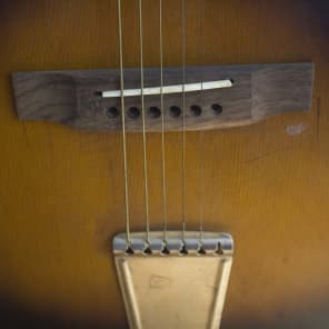 Old Kraftsman Sunburst Parlor Guitar image 2