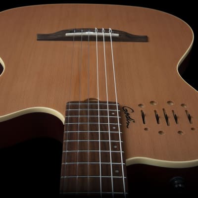 Godin 035045 MultiAc Nylon Encore Natural SG 6 String RH Acoustic Electric Guitar MADE In CANADA image 11