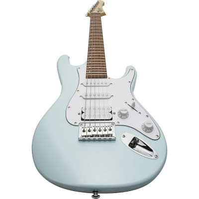 Mitchell TD100 Short-Scale Electric Guitar Powder Blue 3-Ply White Pickguard image 7