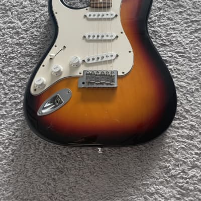 Fender Standard Stratocaster 2003 MIM Sunburst Lefty Left-Handed Strat Guitar image 2
