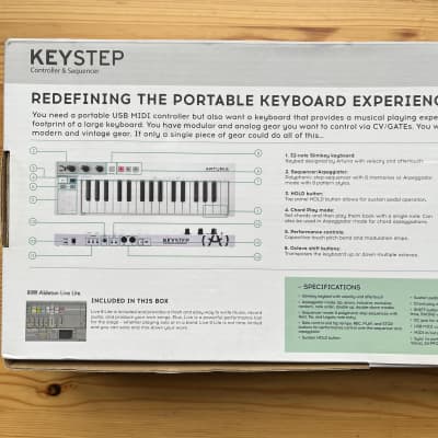Arturia KeyStep 32-Key MIDI Controller White image 15